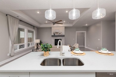 Welcome to your home with a view! This beautiful 3 bed, 2 bath on Hunters Point Golf Club in Idaho - for sale on GolfHomes.com, golf home, golf lot