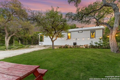 This charming 2-bedroom home in Spring Branch offers peaceful on Rebecca Creek Golf Club in Texas - for sale on GolfHomes.com, golf home, golf lot