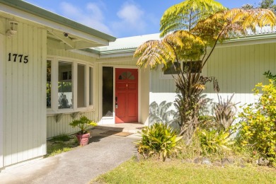 Very comfortable 3 bedroom 2 bath residence sits elevated above on Volcano Golf and Country Club in Hawaii - for sale on GolfHomes.com, golf home, golf lot