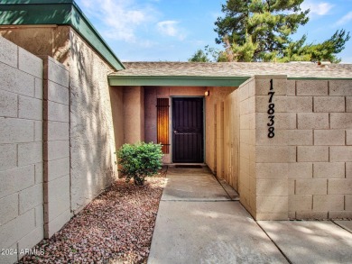 Step into this welcoming single-level townhome nestled in the on Bellaire Golf Club in Arizona - for sale on GolfHomes.com, golf home, golf lot