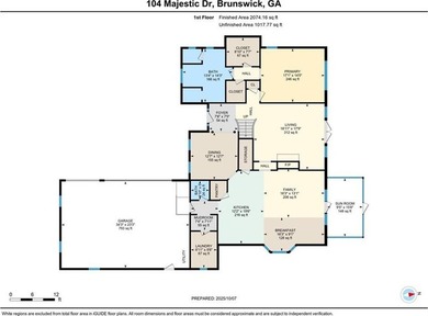 Located in the gated Oak Grove Island community, 104 Majestic on Oak Grove Island Golf and Country Club in Georgia - for sale on GolfHomes.com, golf home, golf lot