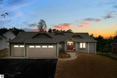 This stunning new construction home has modern, designer on Crown Golf Course in Michigan - for sale on GolfHomes.com, golf home, golf lot