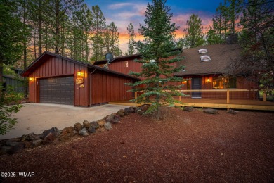 Escape to this premium cabin located on the twelfth fairway in on Pinetop Lakes Country Club in Arizona - for sale on GolfHomes.com, golf home, golf lot