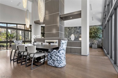 Architecturally striking & truly one-of-a-kind, this on TPC at Summerlin in Nevada - for sale on GolfHomes.com, golf home, golf lot