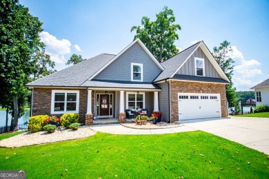 Stunning Lakefront Retreat with 225+ Feet of Shoreline  Welcome on Fairfield Plantation Golf and Country Club in Georgia - for sale on GolfHomes.com, golf home, golf lot