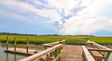 VIEWS, LOCATION & Turnkey! Stunning Marsh/River views & Sunsets on The Seabrook Island Club in South Carolina - for sale on GolfHomes.com, golf home, golf lot