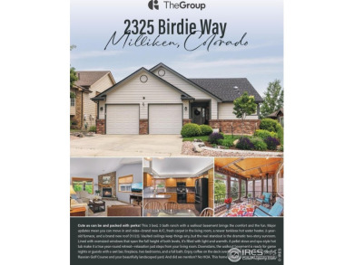 Cute as can be and packed with perks! This 3 bed, 3 bath ranch on Mad Russian Golf Course in Colorado - for sale on GolfHomes.com, golf home, golf lot