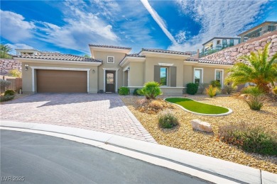 Discover this 3,904-sq-ft single-story home in a private on Southern Highlands Golf Club in Nevada - for sale on GolfHomes.com, golf home, golf lot