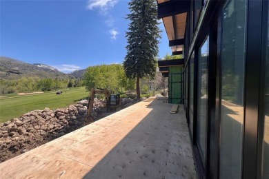 With sweeping views of Fish Creek Canyon, this brand-new custom on  in Colorado - for sale on GolfHomes.com, golf home, golf lot