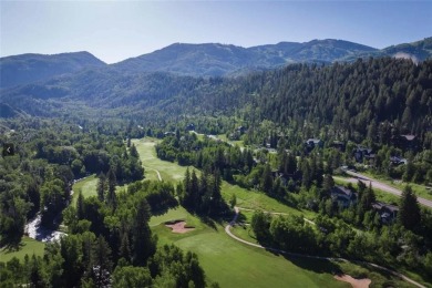 With sweeping views of Fish Creek Canyon, this brand-new custom on  in Colorado - for sale on GolfHomes.com, golf home, golf lot