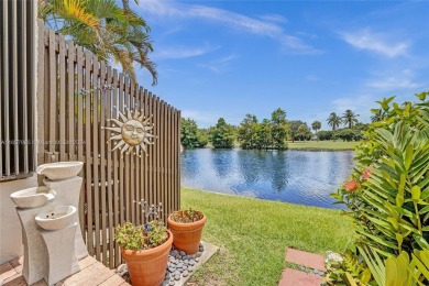 RARELY AVAILABLE! This 3/2.5 townhouse is located on a PRIME on Jacaranda Golf Club in Florida - for sale on GolfHomes.com, golf home, golf lot