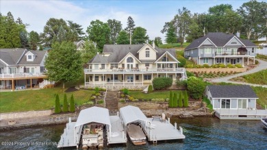 This amazing, 5600+ sqft lake home on near half an acre is a on Scranton Canoe Club in Pennsylvania - for sale on GolfHomes.com, golf home, golf lot