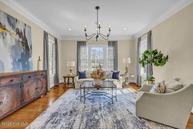 Perfectly situated on the Nicklaus #9 green with tranquil pond on Country Club of Landfall in North Carolina - for sale on GolfHomes.com, golf home, golf lot