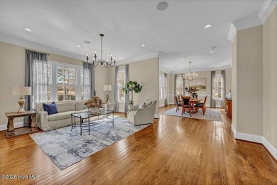 Perfectly situated on the Nicklaus #9 green with tranquil pond on Country Club of Landfall in North Carolina - for sale on GolfHomes.com, golf home, golf lot