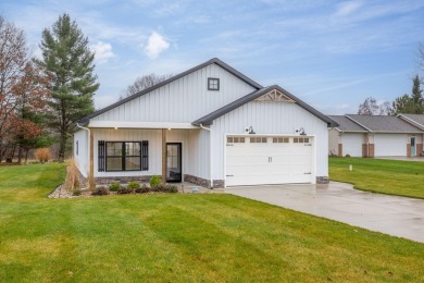 Newly constructed in 2023, barrier-free ranch home, offering the on Canadian Lakes Country Club-The Royal Course in Michigan - for sale on GolfHomes.com, golf home, golf lot