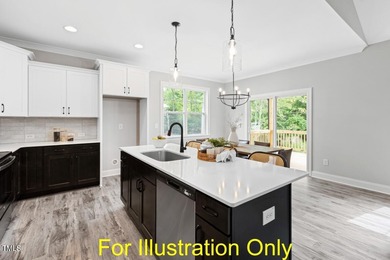 Custom-Built True Ranch by Ken Harvey Homes in Lake Royale-a on River Golf and Country Club at Lake Royale in North Carolina - for sale on GolfHomes.com, golf home, golf lot