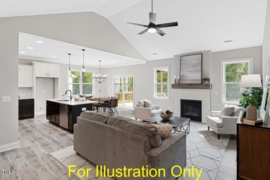 Custom-Built True Ranch by Ken Harvey Homes in Lake Royale-a on River Golf and Country Club at Lake Royale in North Carolina - for sale on GolfHomes.com, golf home, golf lot