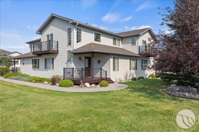 Kick back on the front deck or private upstairs balcony of this on Red Lodge Golf Club in Montana - for sale on GolfHomes.com, golf home, golf lot