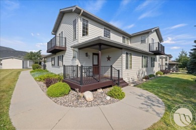 Kick back on the front deck or private upstairs balcony of this on Red Lodge Golf Club in Montana - for sale on GolfHomes.com, golf home, golf lot