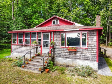 Nestled in the woods, this 2 bedroom, 1 bathroom home has on Natanis Golf Course in Maine - for sale on GolfHomes.com, golf home, golf lot