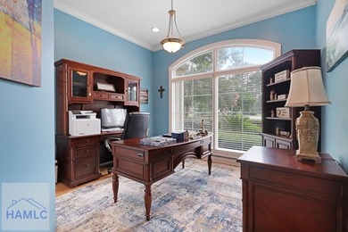 Welcome to this exquisite 4,400 sq ft custom stucco residence on Pine Forest Country Club in Georgia - for sale on GolfHomes.com, golf home, golf lot