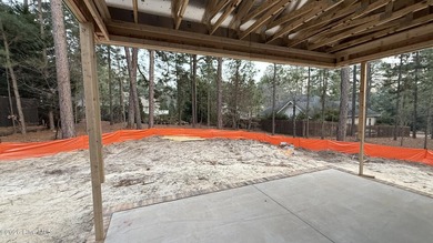 The Madeline II by Onsite Homes is located on a quiet cul-de-sac on Pinehurst Golf Course No. 8 in North Carolina - for sale on GolfHomes.com, golf home, golf lot