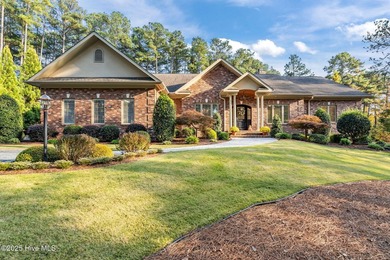 Stately and elegant, this home was built by the highly regarded on Pinewild Country Club of Pinehurst in North Carolina - for sale on GolfHomes.com, golf home, golf lot