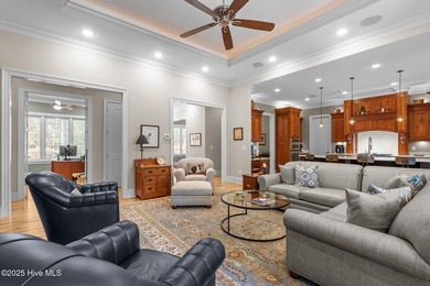 Stately and elegant, this home was built by the highly regarded on Pinewild Country Club of Pinehurst in North Carolina - for sale on GolfHomes.com, golf home, golf lot