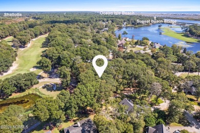 Perfect location to build your coastal home.  Level lot with on Oyster Bay Golf Links in North Carolina - for sale on GolfHomes.com, golf home, golf lot