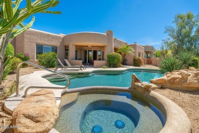 Experience desert living in this stunning 4-bedroom home located on Troon North Golf Club  in Arizona - for sale on GolfHomes.com, golf home, golf lot