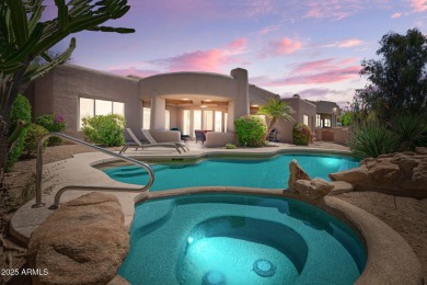 Experience desert living in this stunning 4-bedroom home located on Troon North Golf Club  in Arizona - for sale on GolfHomes.com, golf home, golf lot