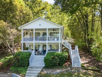 Scenic shores and stylish living in Turtle Cove on Turtle Cove Golf Course in Georgia - for sale on GolfHomes.com, golf home, golf lot