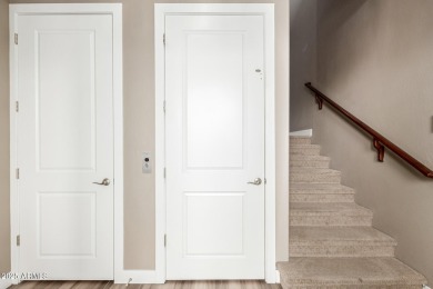 Picturesque Pinnacle Peak mountain, sunset and city light views on Troon Country Club in Arizona - for sale on GolfHomes.com, golf home, golf lot