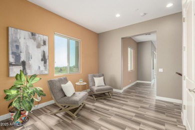 Picturesque Pinnacle Peak mountain, sunset and city light views on Troon Country Club in Arizona - for sale on GolfHomes.com, golf home, golf lot