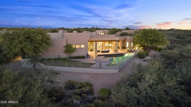Stunning Desert Mountain estate tucked away on a private on Desert Mountain Golf Club - Renegade Course in Arizona - for sale on GolfHomes.com, golf home, golf lot