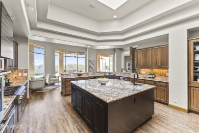Stunning Desert Mountain estate tucked away on a private on Desert Mountain Golf Club - Renegade Course in Arizona - for sale on GolfHomes.com, golf home, golf lot