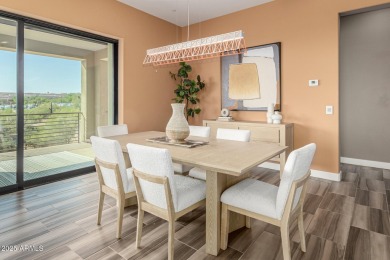 Picturesque Pinnacle Peak mountain, sunset and city light views on Troon Country Club in Arizona - for sale on GolfHomes.com, golf home, golf lot