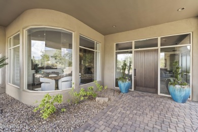 Stunning Desert Mountain estate tucked away on a private on Desert Mountain Golf Club - Renegade Course in Arizona - for sale on GolfHomes.com, golf home, golf lot
