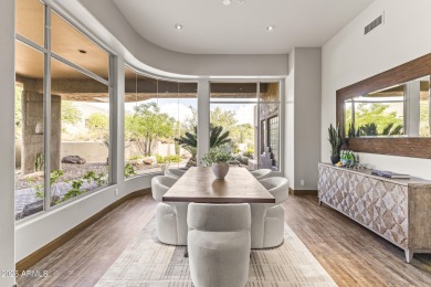Stunning Desert Mountain estate tucked away on a private on Desert Mountain Golf Club - Renegade Course in Arizona - for sale on GolfHomes.com, golf home, golf lot