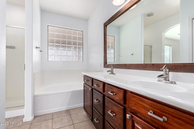 Welcome to 28232 N Abby Cir, a refreshed 4-bedroom, 2-bath home on The Golf Club At Johnson Ranch in Arizona - for sale on GolfHomes.com, golf home, golf lot