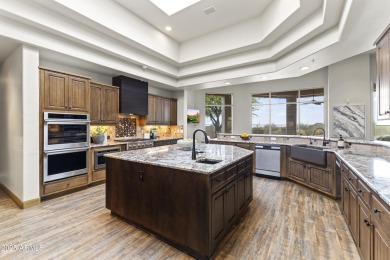 Stunning Desert Mountain estate tucked away on a private on Desert Mountain Golf Club - Renegade Course in Arizona - for sale on GolfHomes.com, golf home, golf lot