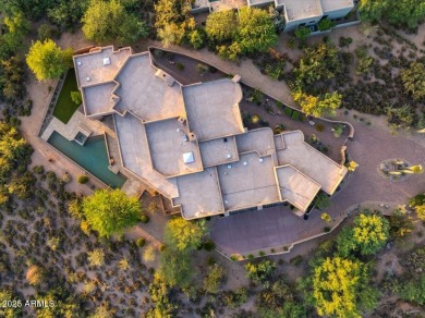 Stunning Desert Mountain estate tucked away on a private on Desert Mountain Golf Club - Renegade Course in Arizona - for sale on GolfHomes.com, golf home, golf lot