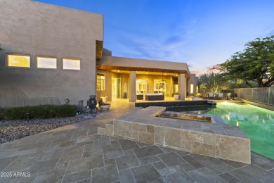 Stunning Desert Mountain estate tucked away on a private on Desert Mountain Golf Club - Renegade Course in Arizona - for sale on GolfHomes.com, golf home, golf lot