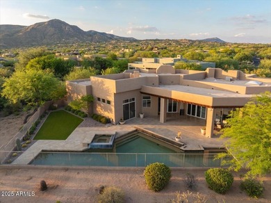 Stunning Desert Mountain estate tucked away on a private on Desert Mountain Golf Club - Renegade Course in Arizona - for sale on GolfHomes.com, golf home, golf lot