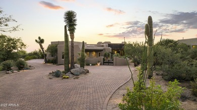 Stunning Desert Mountain estate tucked away on a private on Desert Mountain Golf Club - Renegade Course in Arizona - for sale on GolfHomes.com, golf home, golf lot