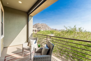 Picturesque Pinnacle Peak mountain, sunset and city light views on Troon Country Club in Arizona - for sale on GolfHomes.com, golf home, golf lot