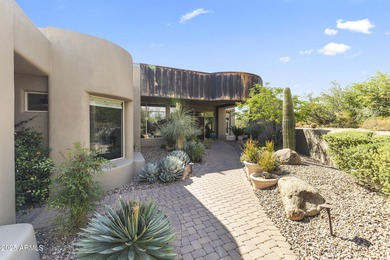 Stunning Desert Mountain estate tucked away on a private on Desert Mountain Golf Club - Renegade Course in Arizona - for sale on GolfHomes.com, golf home, golf lot