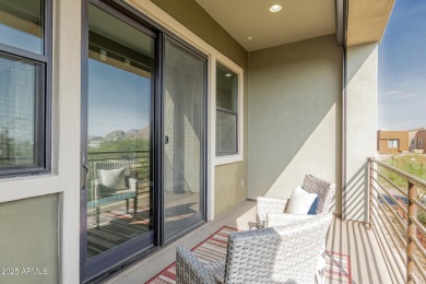 Picturesque Pinnacle Peak mountain, sunset and city light views on Troon Country Club in Arizona - for sale on GolfHomes.com, golf home, golf lot