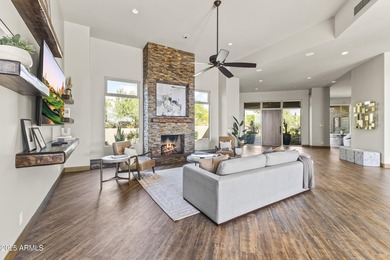 Stunning Desert Mountain estate tucked away on a private on Desert Mountain Golf Club - Renegade Course in Arizona - for sale on GolfHomes.com, golf home, golf lot