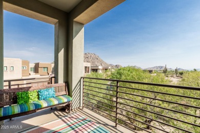 Picturesque Pinnacle Peak mountain, sunset and city light views on Troon Country Club in Arizona - for sale on GolfHomes.com, golf home, golf lot